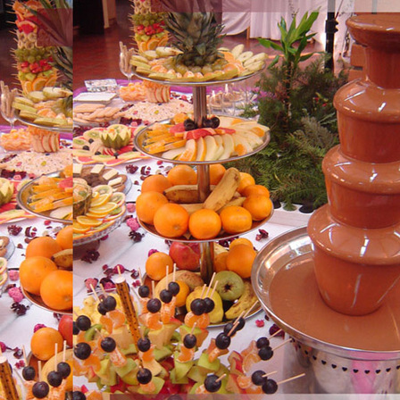 4 tiers Chocolate Fountains
